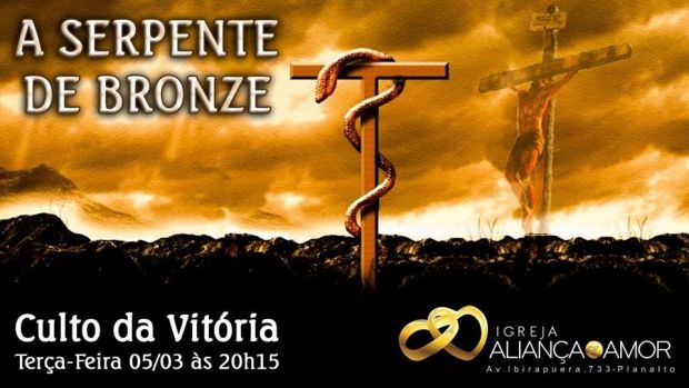 a serpente de bronze